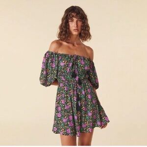 Spell Village Mini Dress Forrest Purple Combo, medium